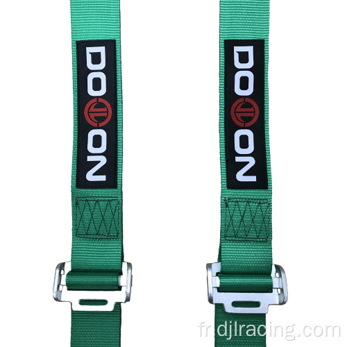 2 pouces 4 points Logo personnalisée CEINTURE DE SÉCURITÉ CEINTURE DE SÉCURITÉ